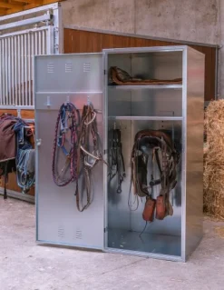 Armoire de sellerie type Western