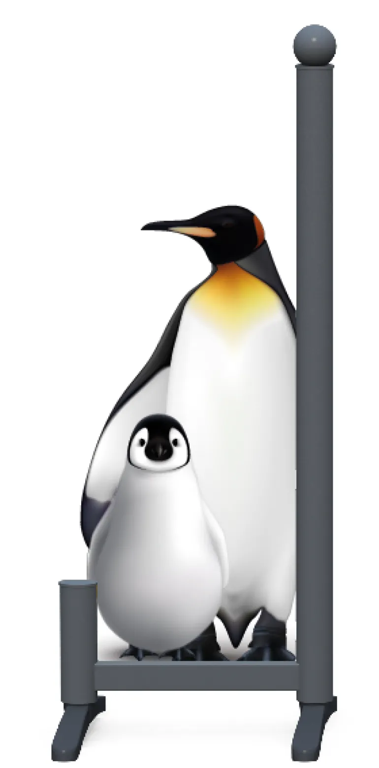 Chandelier Pingouin