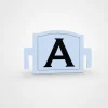 Lettres de dressage avec pattes de fixation