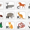 Lettres de dressage sur panneaux animaux