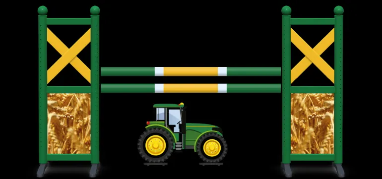Obstacle compet Tracteur et Blé
