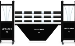 Obstacle CSO publicitaire personnalisé N°7