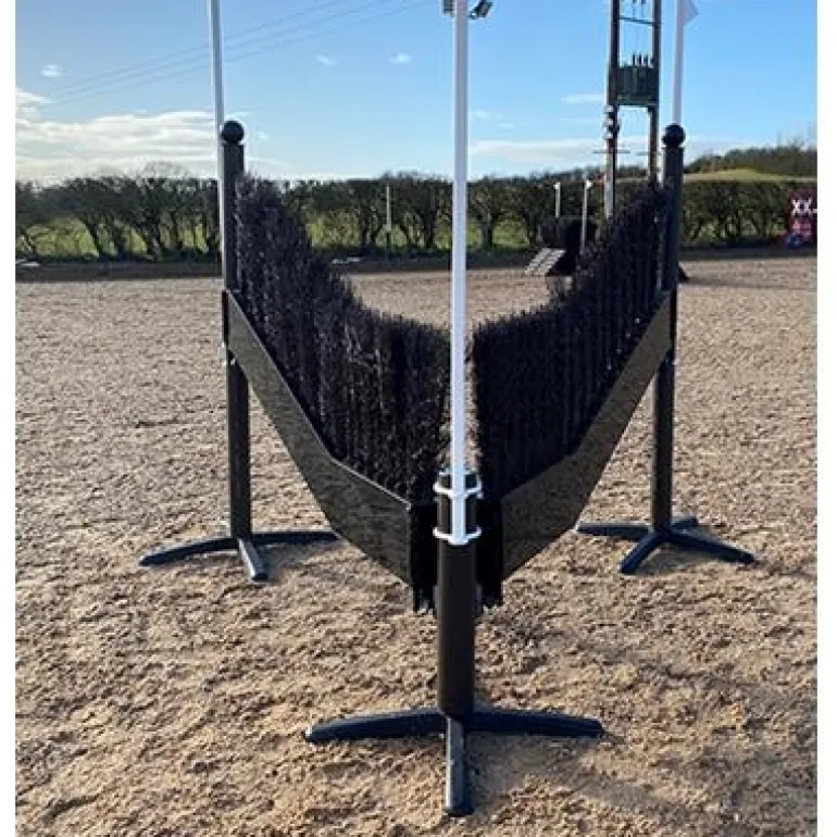 Obstacle de cross Double Coude