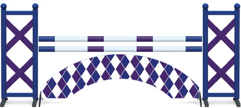 Obstacle de CSO complet Arche Arlequin