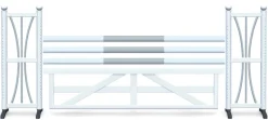 Obstacle de CSO complet barrière et combi E