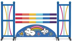 Obstacle de CSO complet demi lune Nuages