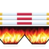 Obstacle de CSO complet Feu et W