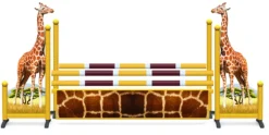 Obstacle de CSO complet Girafe
