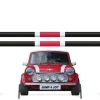 Obstacle de CSO complet Mini et chandeliers drapeaux