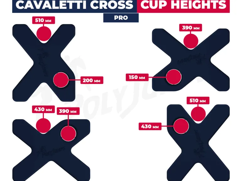 Paire de Blocs cavaletti cross