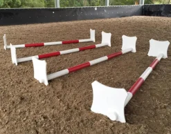 Support cavaletti pour obstacle chevaux